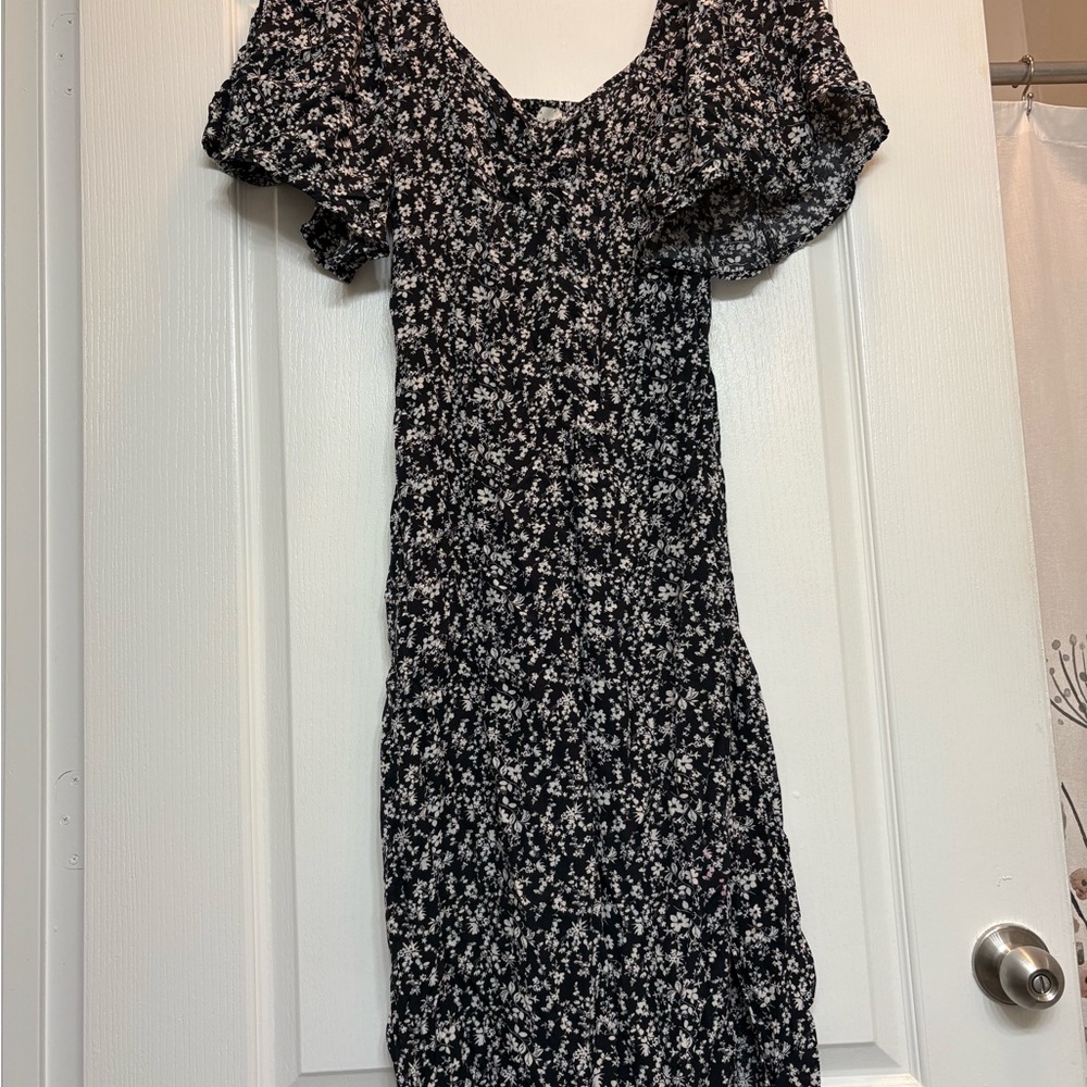 Floral Puff Sleeve Dress